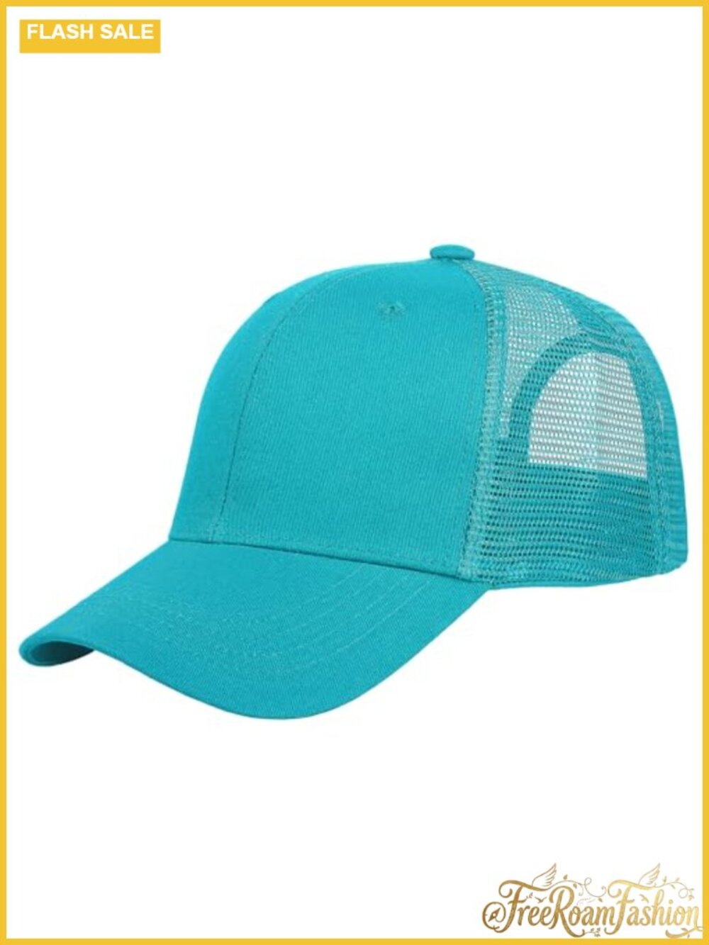 Trucker Hat Baseball Cap Structured 6 Panel Mesh Back Adjustable Snapback
